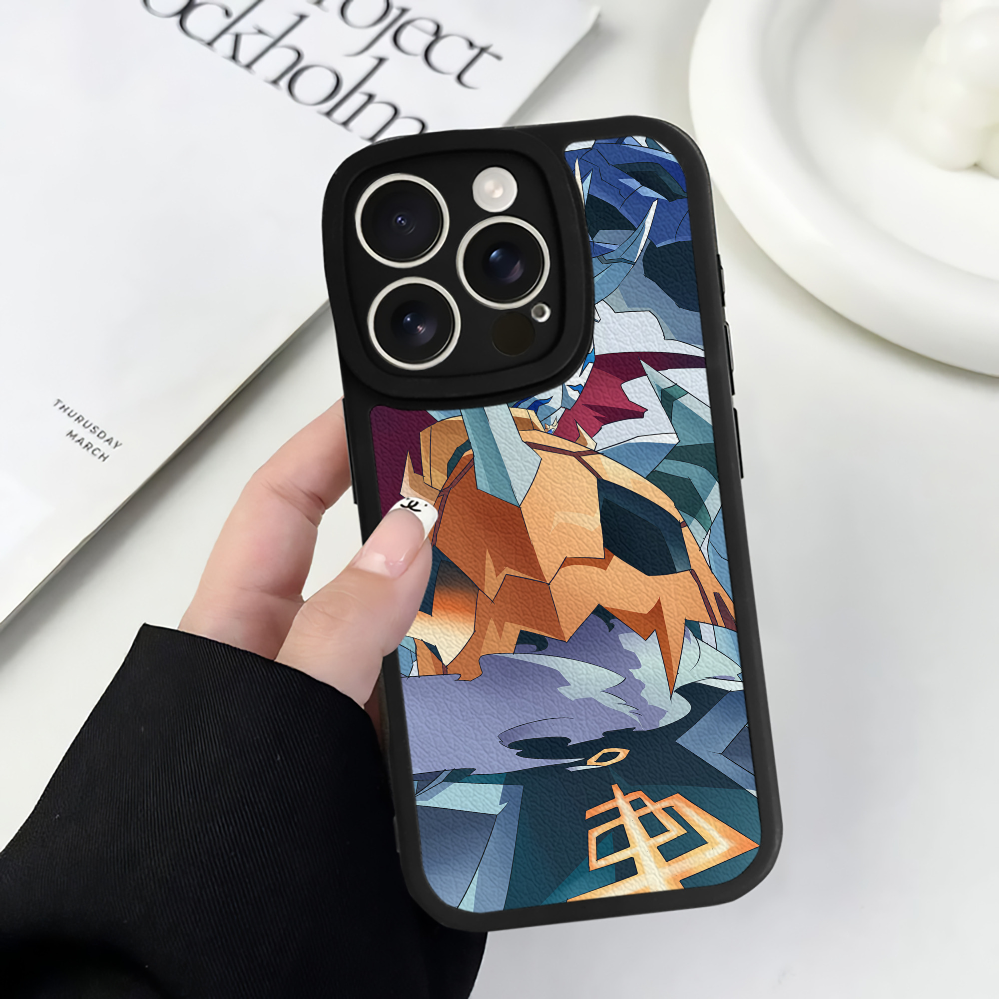 （画像用） Digimon デジタルモンスター/デジモン 【iPhone 16シリーズ対応】シリコンスマホケース（レザー調） 材質：シリコン